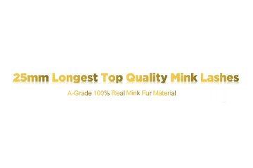 LF Series-25mm Longest Top Quality 100% Mink Fur Lashes